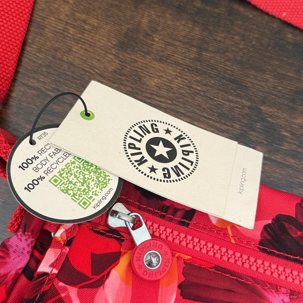 Kipling Sabian Floral Mini Crossbody Bag